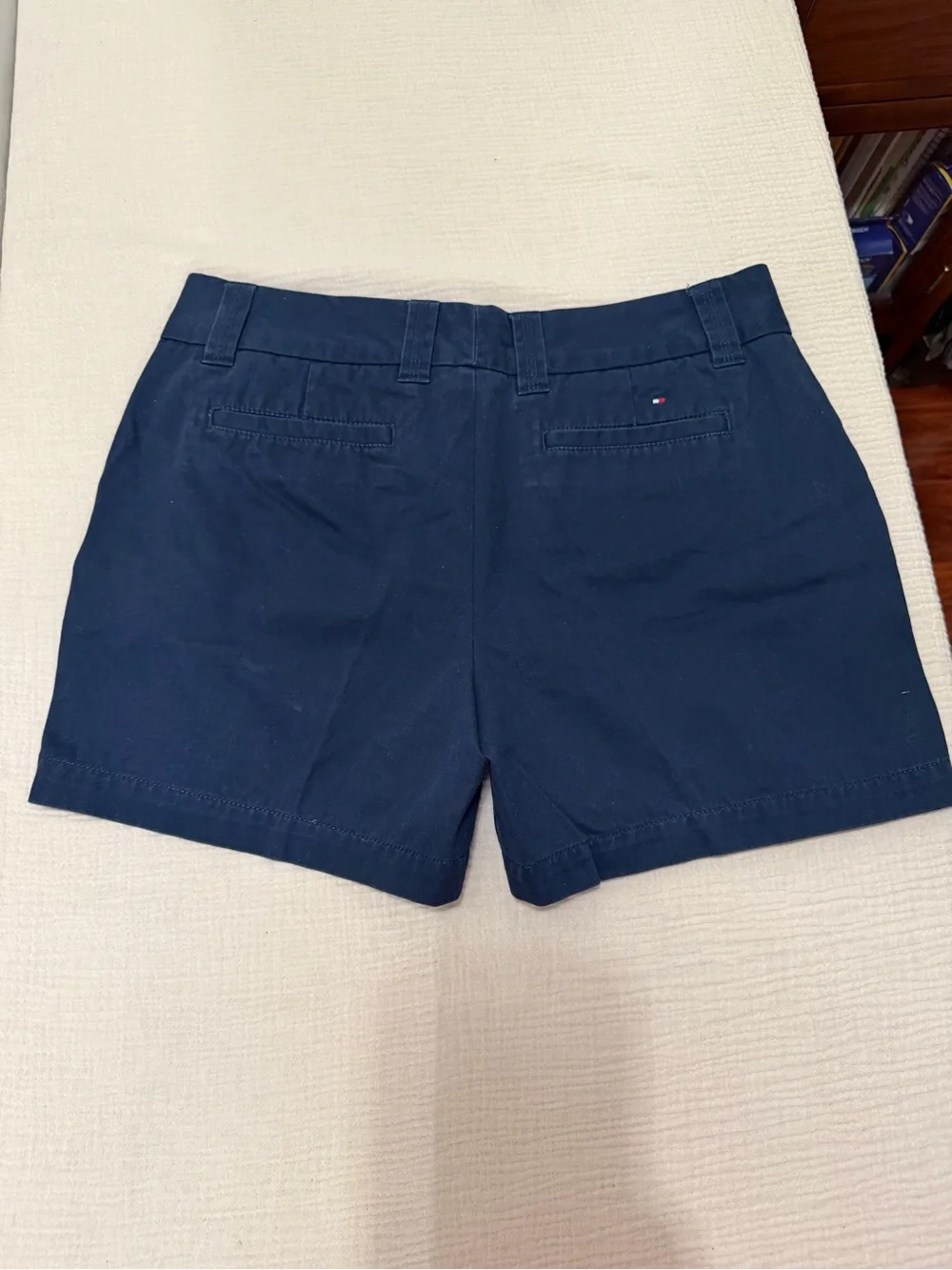 Women's Navy Casual High-Rise Shorts